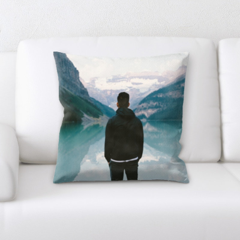 Microsuede Throw Pillow