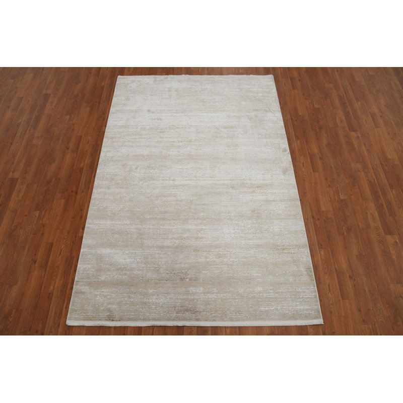 Tapis discret texturé neutre discret 5 x 7 pour n'importe quelle pièce