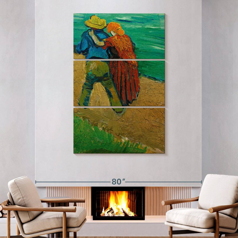 Leisha Two Lovers 1888, 74" H x 48" W