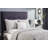 Charleston Collection 100% Cotton Bedding sets, Machine Washable Soft and Breathable 4-piece Chenille Bedspread & Sham with Geometric Embroidery, All season-806346225-806346224