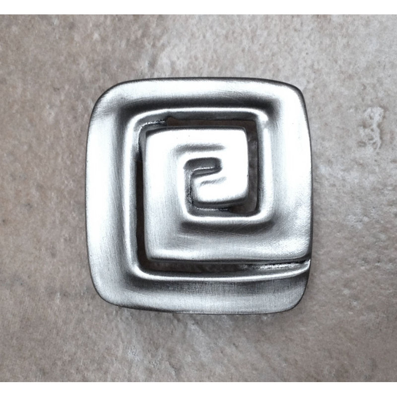 Modern Forms 1 3/4" Length Square Knob, Shiny