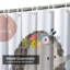 Mignon rideau de douche avec 12 crochets-184747273