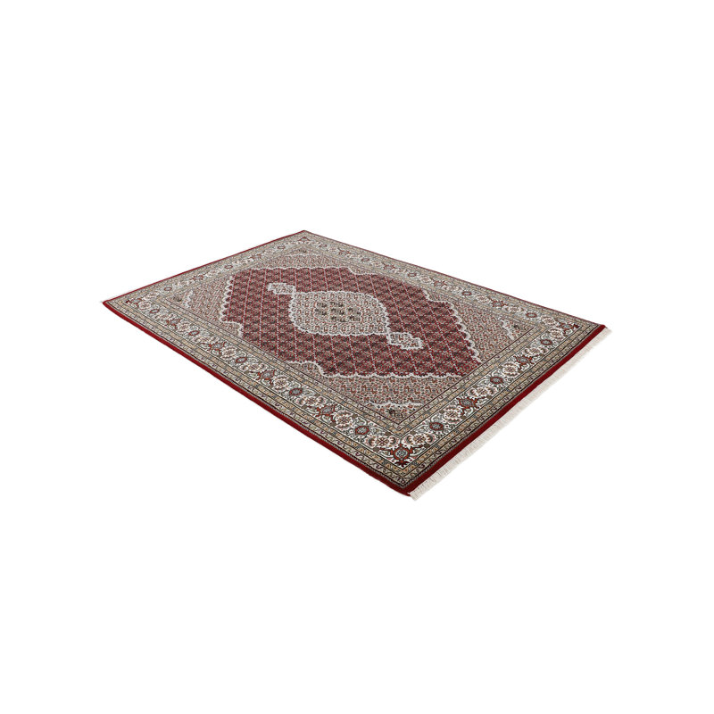 Tabriz Mahi Oriental Wool Hand Woven Area Rug, Rectangle 140 x 200cm