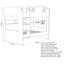 Thorwe Single (3') Bunk Bed with Storage Included with Built-in Ladder Included with Trundle Included