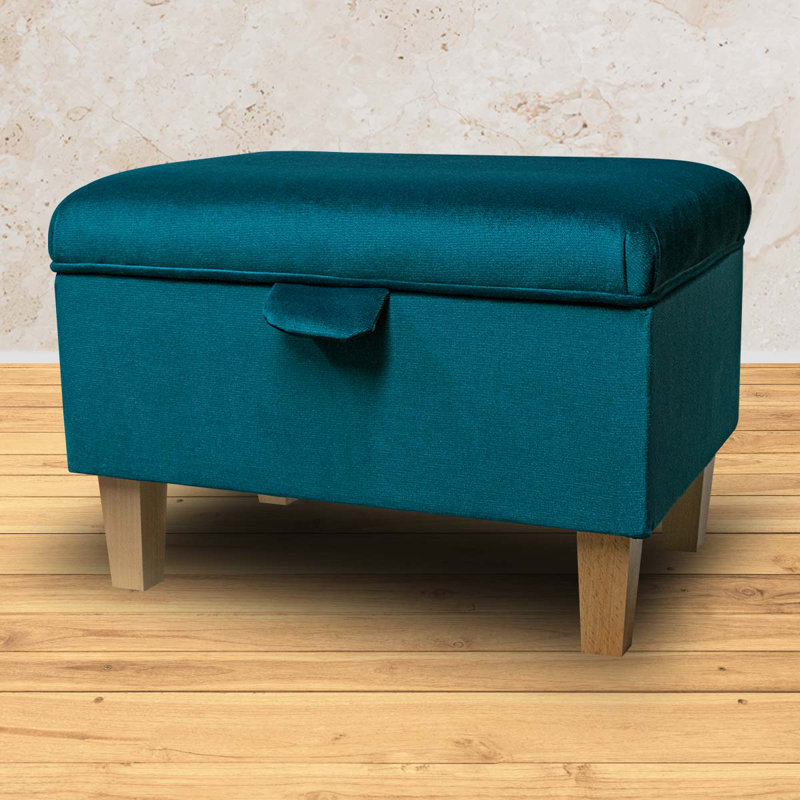 Polyester Upholstered Bench with Flip Top