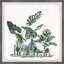Cactus And Palms by Parvez Taj - Single Picture Frame Painting-102003129