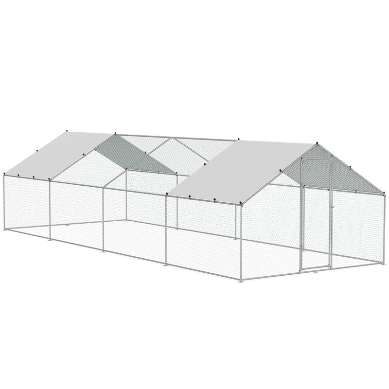 Poulailler 225 pieds carrés avec enclos