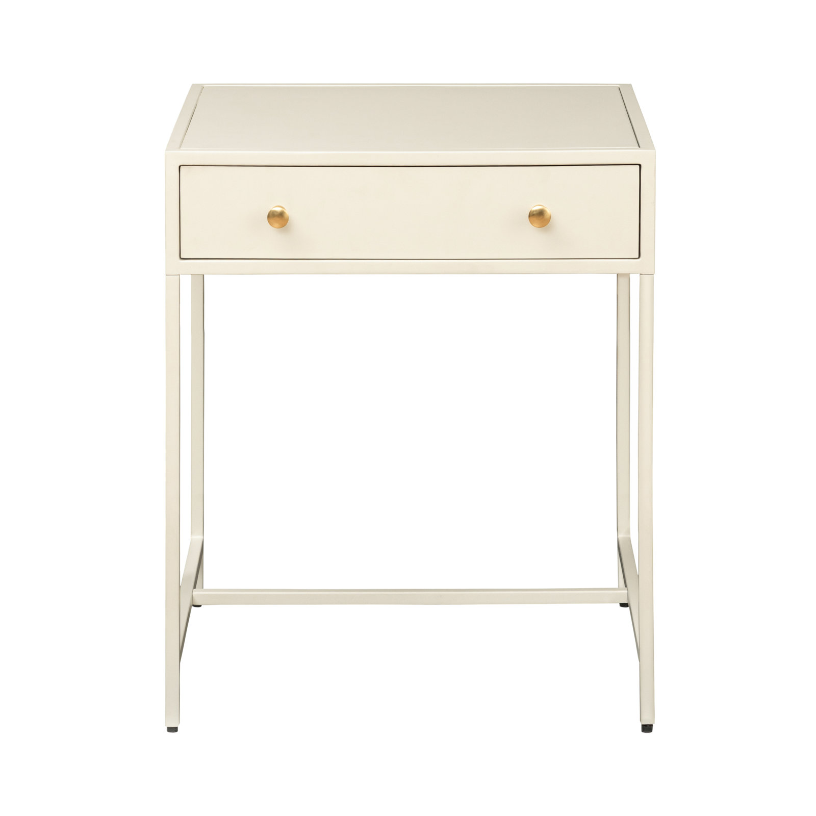 Walee 1-Drawer Nightstand, Chalk White