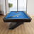 Solid Wood Cross-leg Standard 8'Pool Table/Convertible Conference