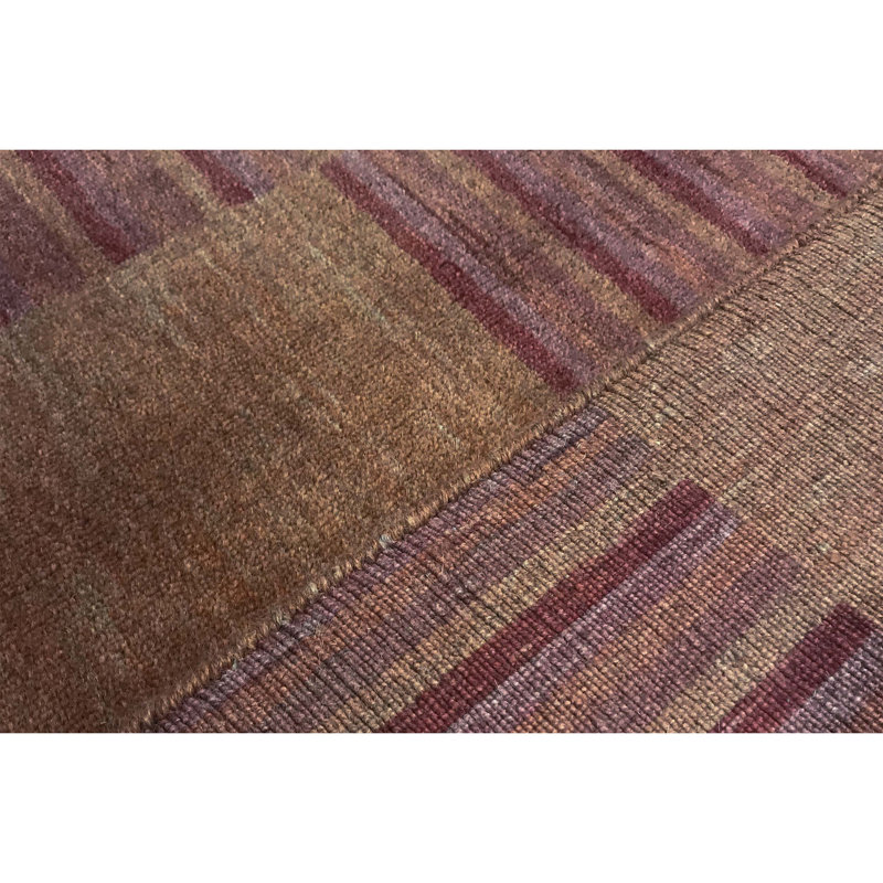 Tapis rouille de haute qualité noué à la main