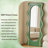 Green Wavy Dressing Mirror, Irregular Floor Mirror, High-End Entryway Full-Length Mirror-128942663