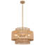 Lustre tambour 5 lumières à 3 niveaux à intensité variable-1004863852
