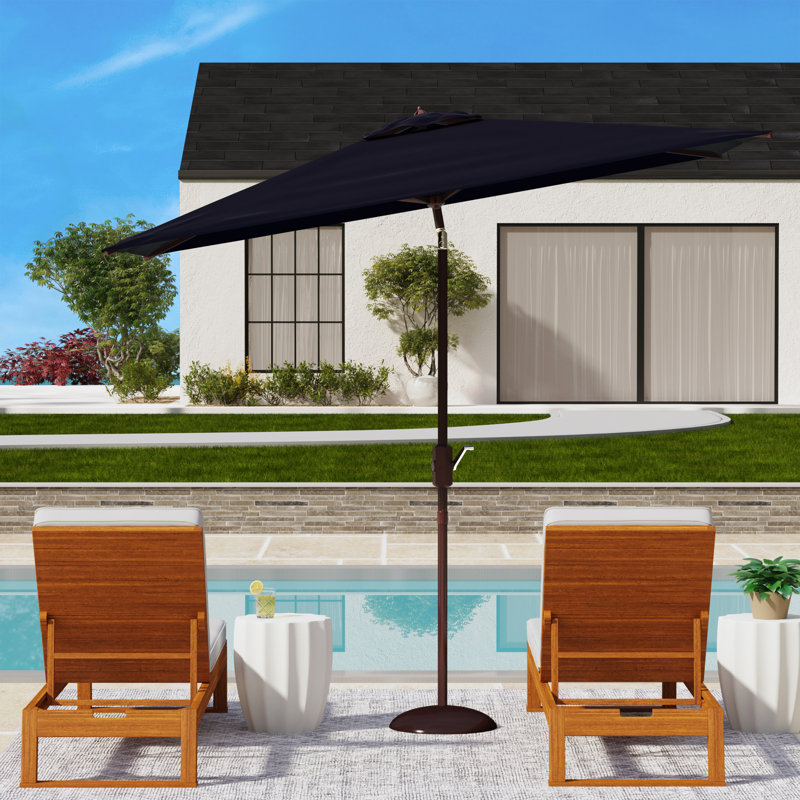 Parasol carré Wesler, Bleu marine