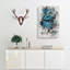 The Blue Butterfly Effect - Wrapped Canvas-56641369