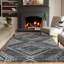 Tapis orange lavable à la machine Kentre Jax-298490875-334781067