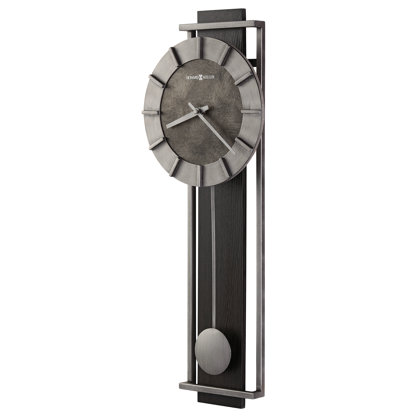 Earth Worth Indoor/Outdoor Brushed Silver 18 in. Wall Clock with