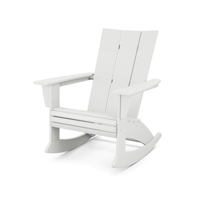 Chaise berçante POLYWOOD, Blanc