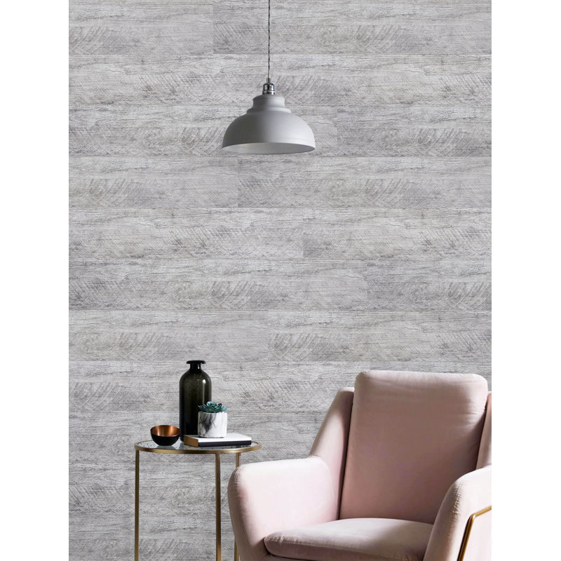Panneau mural en bois d'ingénierie 8,25 po x 96 po, Gris