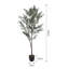 210cm Faux Bonsai Plant in Fabric；Plastic Freestanding