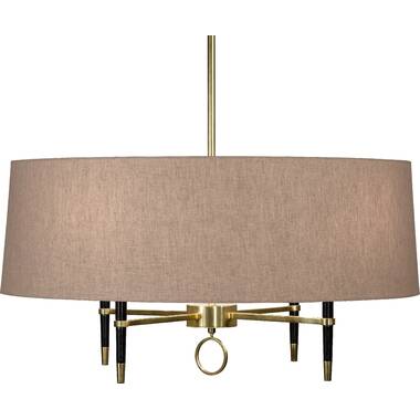 Visual Comfort Signature Collection  Visual Comfort SK2016HAB-NP Suzanne  Kasler Camille 1 Light 5.5 inch Hand-Rubbed Antique Brass Sconce Wall Light  in Natural Paper