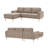 2-Piece 90" Upholstered L Shape Sectional Sofa-1656748946