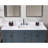 Andalo 61" Single Bathroom Vanity Top in Snow White with Sink