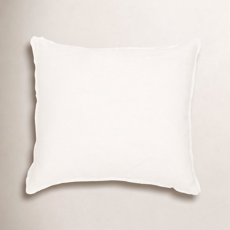 Hunter 100% Linen Sham Set, Cream, Euro