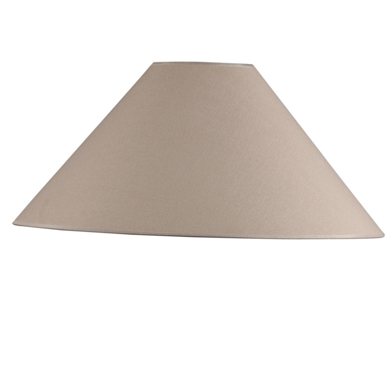 Ralls 30cm H Cotton Empire Lamp Shade, Taupe