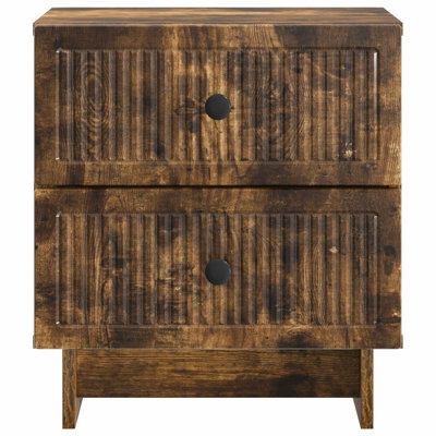 43cm W Manufactured Wood Bedside Table