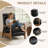 Ilaan 26" Classic Faux Leather Manual Push Back Recliner With Parawood Base (Set Of 2)-1464308145