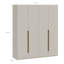 Temar 4 Door Manufactured Wood Wardrobe