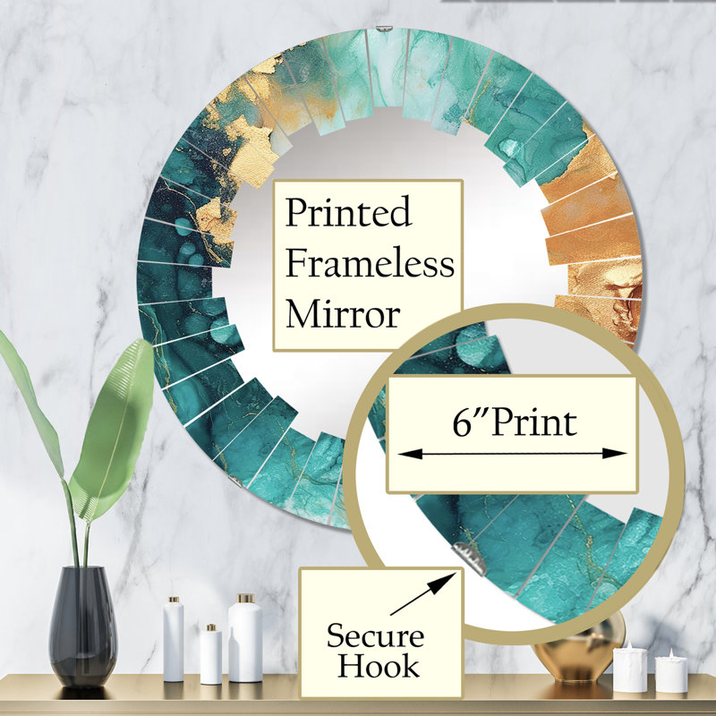 Miroir Motides, 32 po x 32 po