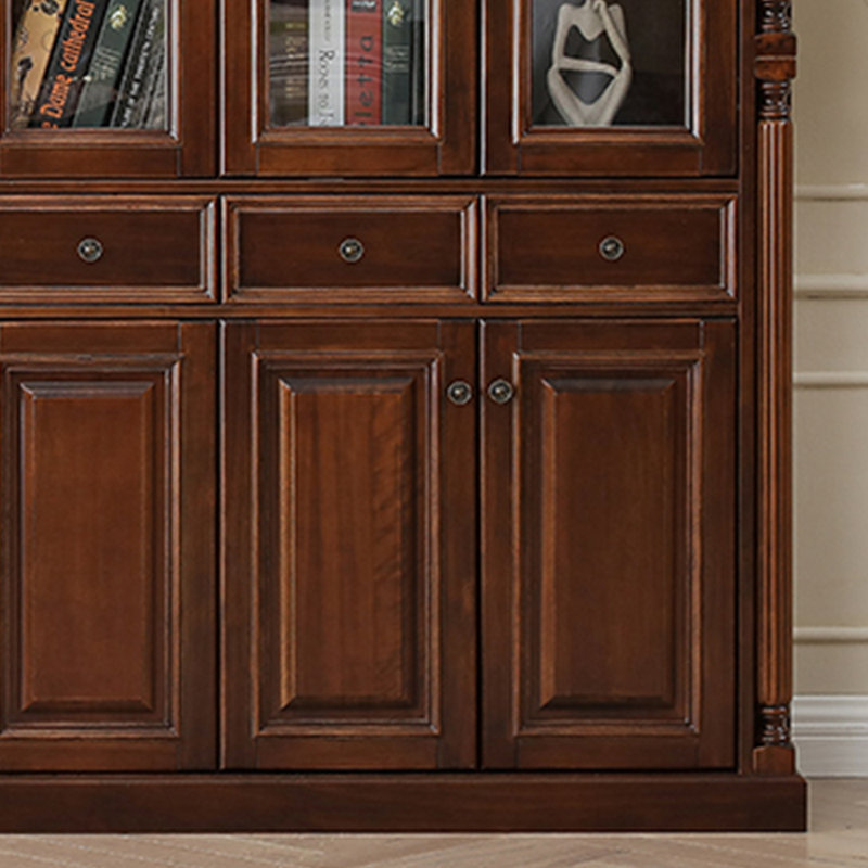 American style pure solid wood bookcase