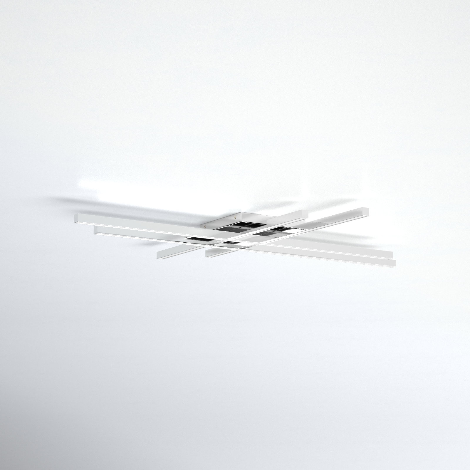 Rendon Single Light LED Flush Mount, Chrome, 42"