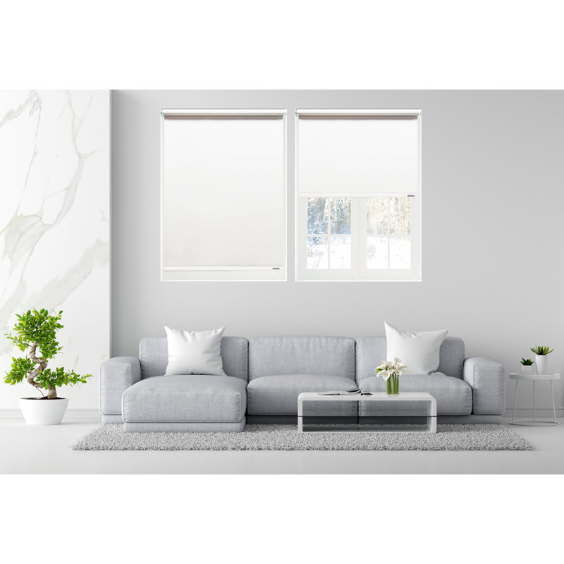 Store occultant blanc occultant SHADESU - store isolant thermique 100%, l 25 po x H 72 po, Blanc, L 25 po x L 72 po