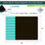 Tableau effaçable Floortex Viztex Glacier Plan & Grid-45573445-45573449