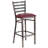 Brixton Hercules Series Ladder Back Metal Restaurant Barstools-21223161-49305573-49305574