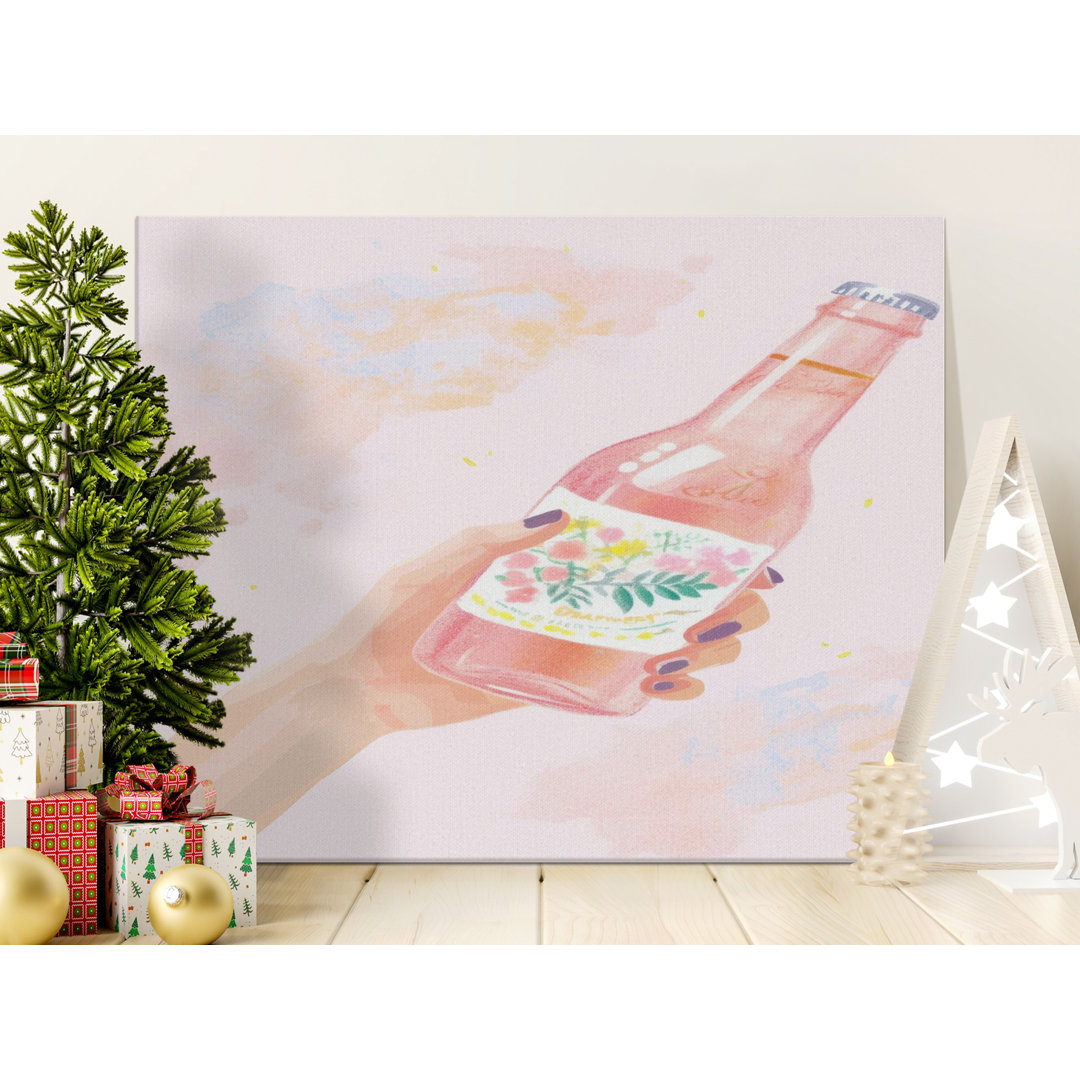 Whimsical Pastel Drink Canvas Print