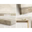 Paysage côtier abstrait beige et gris enveloppé Ingeburg-366606595
