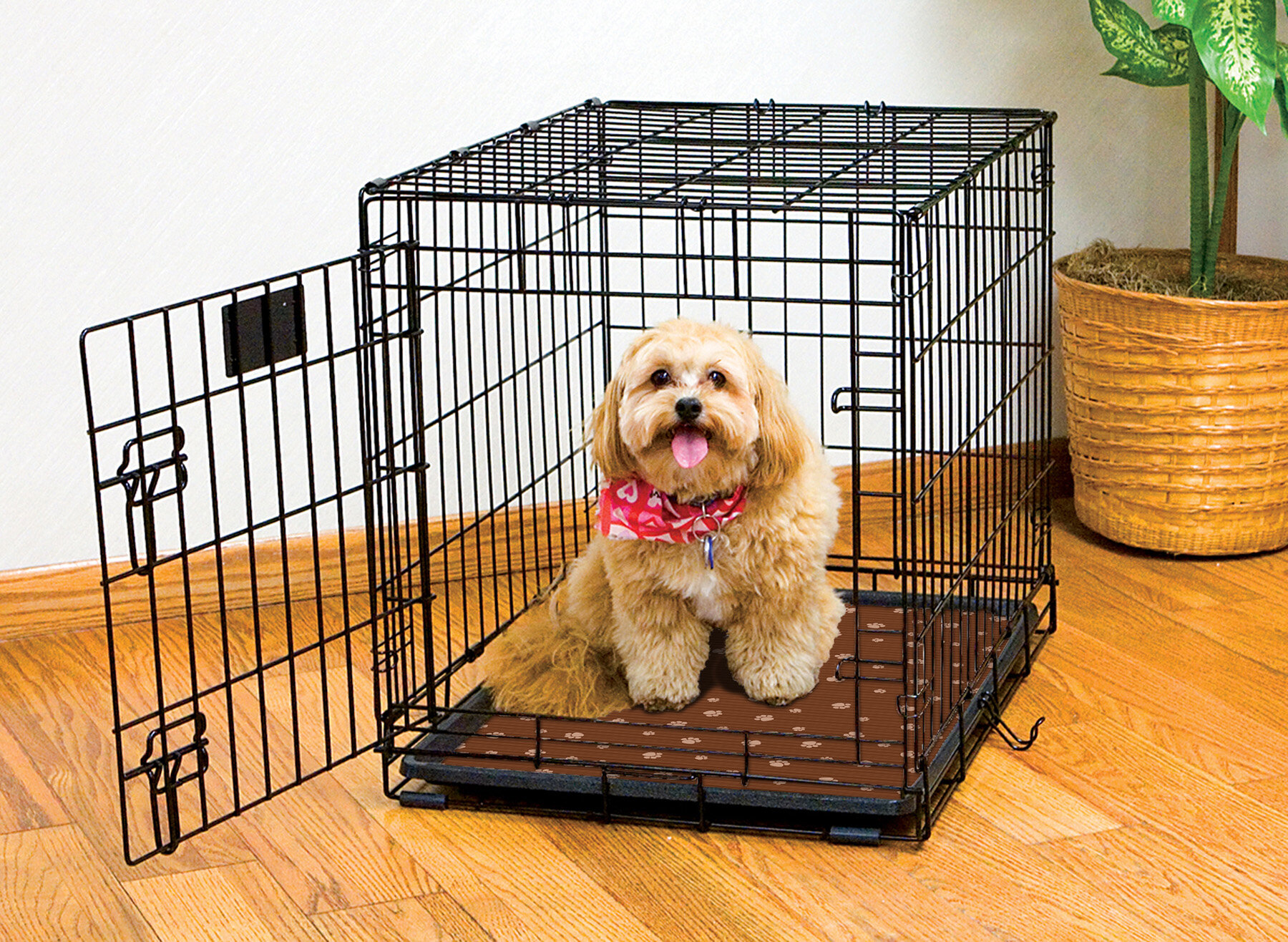Tucker Murphy Pet™ Lauren Dog Crate Mat, Kennel Liner - Absorbent