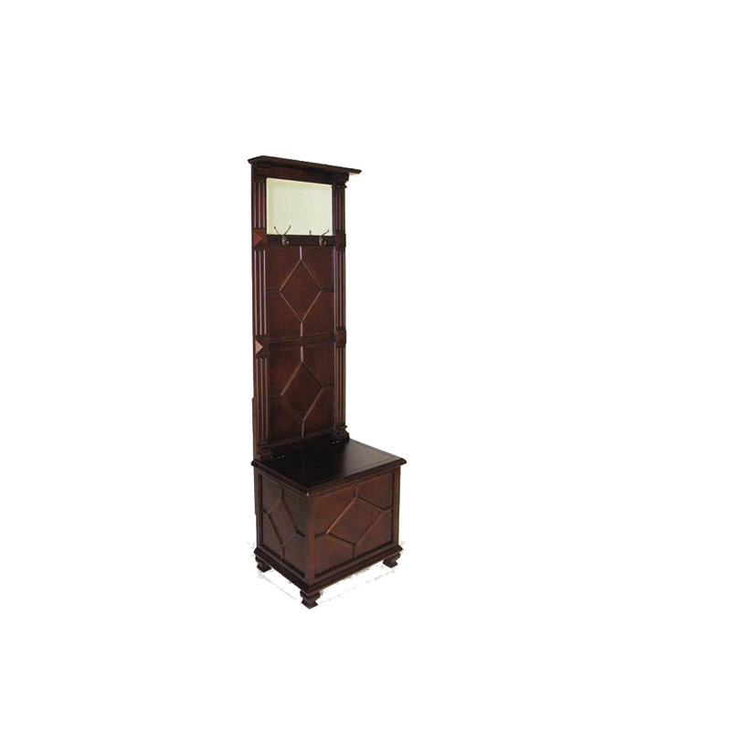 Koball Hall Tree 16'' Wide with Bench, Brown