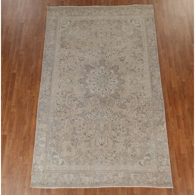 Kashad One-of-a-Kind 6' X 10' 1970s Wool Area Rug in Brown