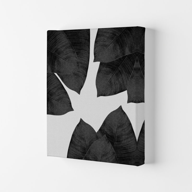 Banana Leaf I - Print, 29.7cm H x 21cm W x 4cm D, Wrapped Canvas