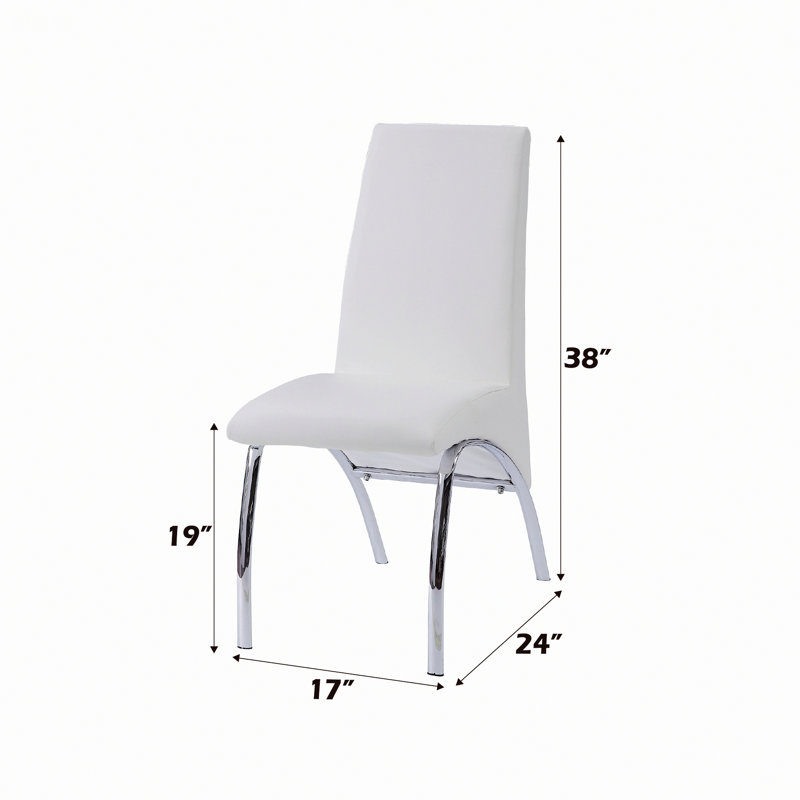 Chaise d'intérieur, deux chaises d'appoint avec pieds courbés en métal