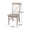 Ensemble de salle à manger extensible en bois massif Echols-1854823196-1816931037