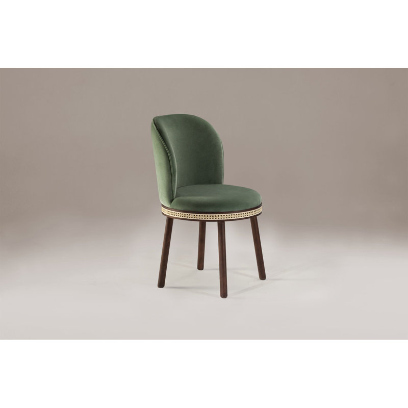 Alma Upholstered Dining Chair, Kiwi Velvet