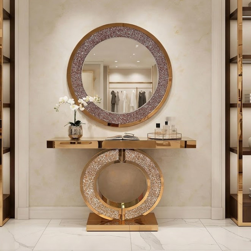 Miroir moderne en cristal de qualité supérieure