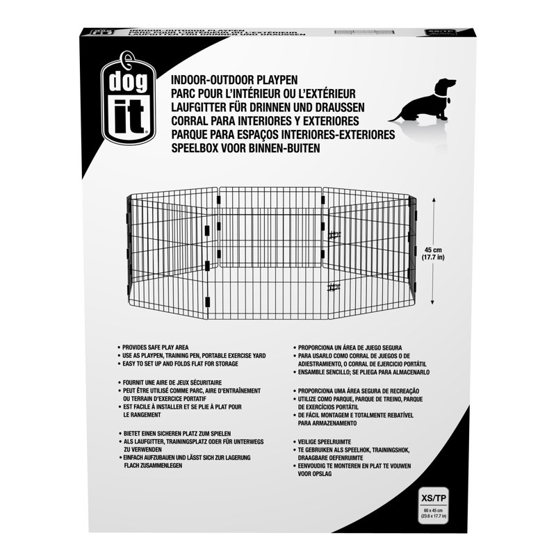 Enclos pour chien d’extérieur d’intérieur dogit