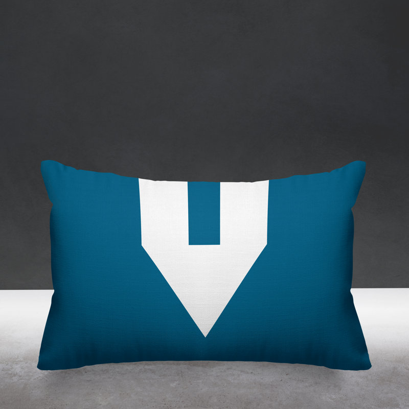 Coussin lombaire intérieur / extérieur Luella, Turquoise