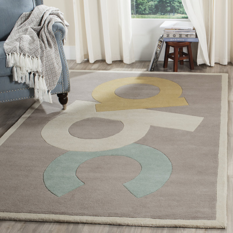 Tapis en laine touffeté à la main Vasilis Martha Stewart, Rectangle de 5 pi x 8 pi